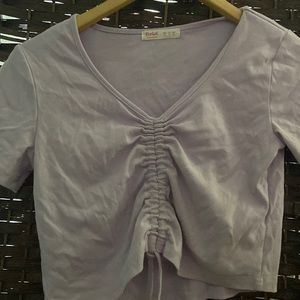 romwe scrunch shirt